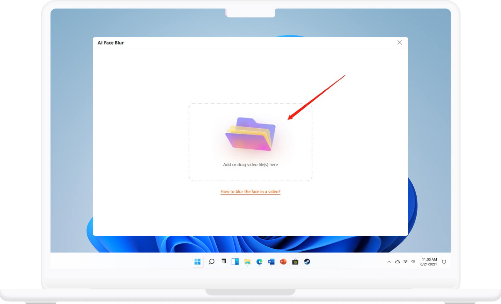 add or drag a file